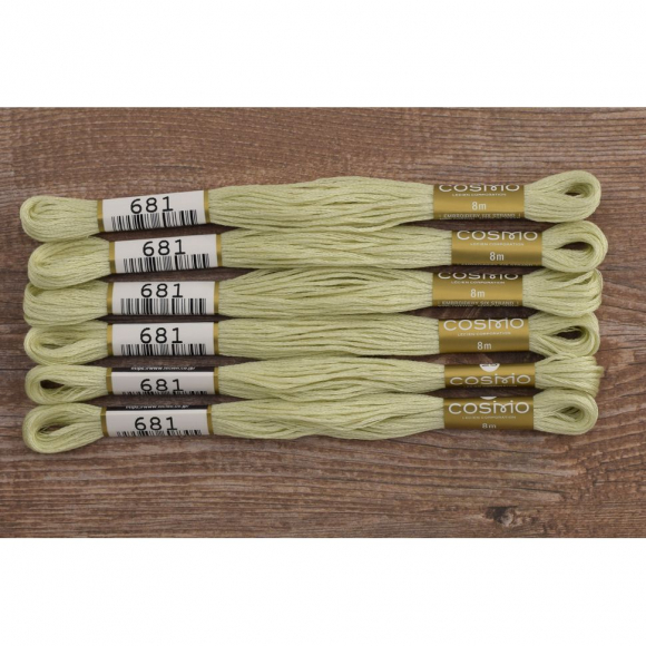 164736_Мулине COSMO однотонный цвет 681