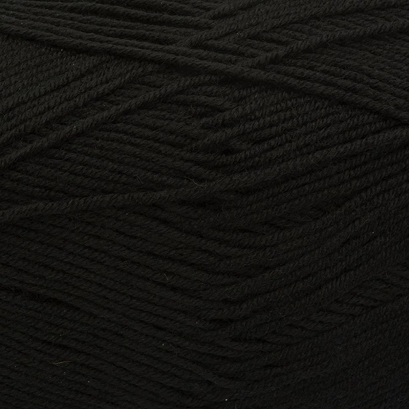 Пряжа для вязания ПЕХ Детская объёмная (100% микрофибра) 5х100г/400м цв.002 черный