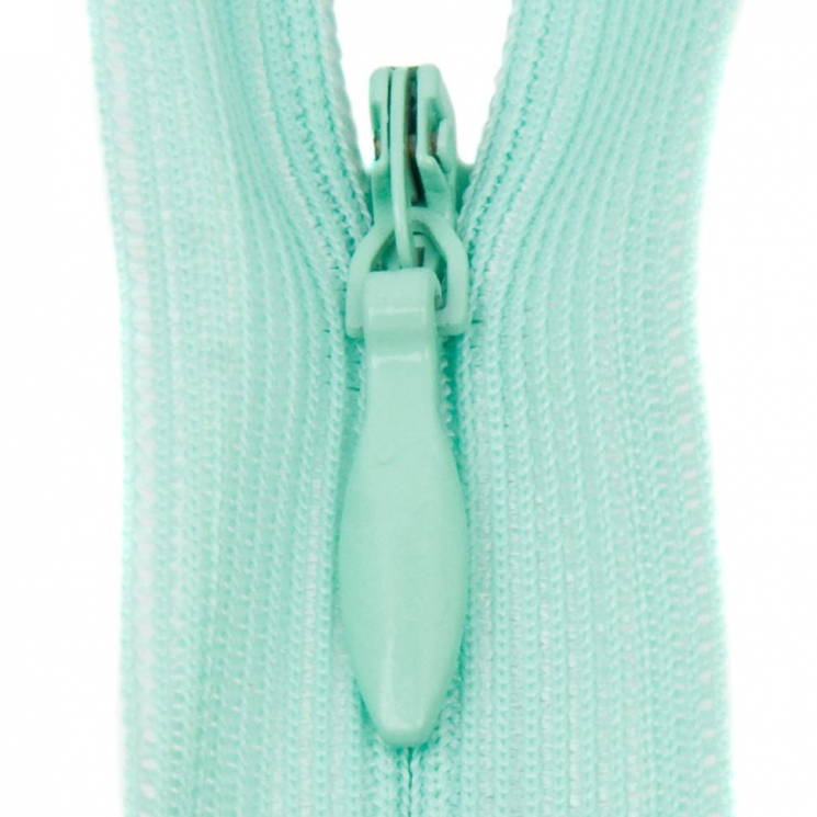 Молния потайная нераз 60см S-534 бирюзовый светлый SBS уп.100шт