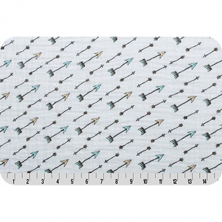 Ткань для пэчворка PEPPY Smd Embrace (марлевка) 110 г/м? 100% хлопок цв.straight and true saltwater уп.100х125 см