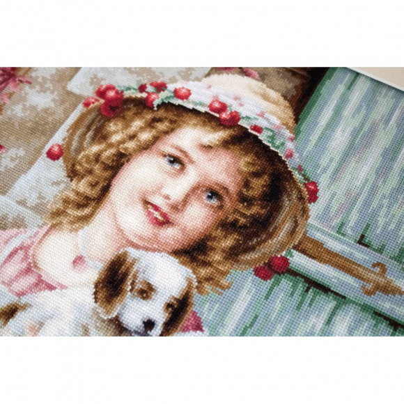 Набор для вышивания LUCA-S арт. B518 Лучшие друзья 35х40 см