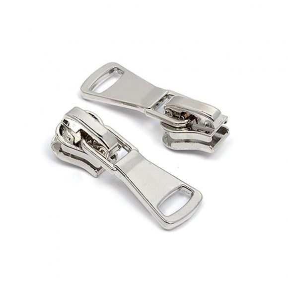 Замок MaxZipper автомат ТР#5 арт.TD26 цв.никель уп.100шт