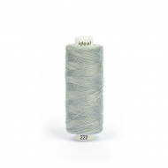 Нитки IDEAL бытовые 40/2 полиэстер 366м цв.222 серый
