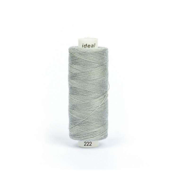 Нитки IDEAL бытовые 40/2 полиэстер 366м цв.222 серый