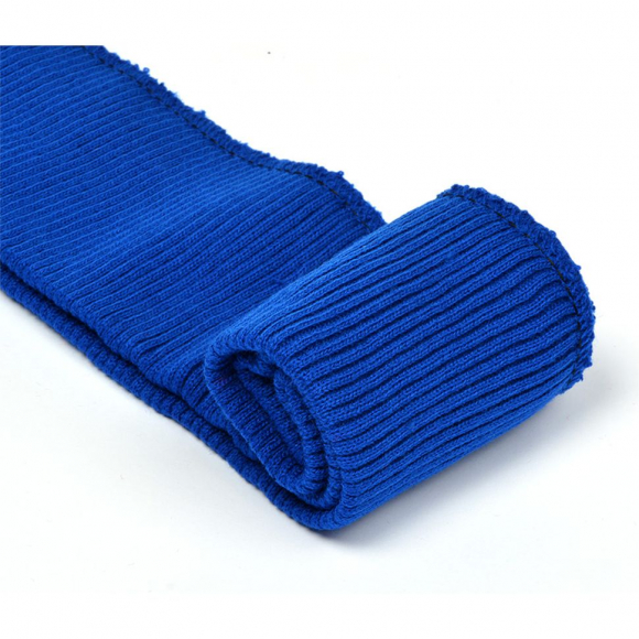 Подвяз 8х70 см 100% ПАН арт.ПРЦ-32/2 рапорт 2х2 плетение ластик цв. 520/0 василек (ярко-синий) 5шт