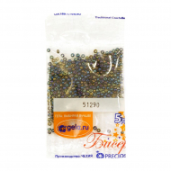 Бисер №10, 5 г., цвет 51290