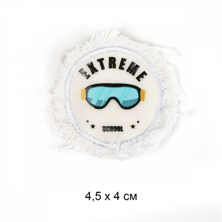 Аппликации пришивные арт.TBY.2382 Extreme 4,5х4см уп.20 шт