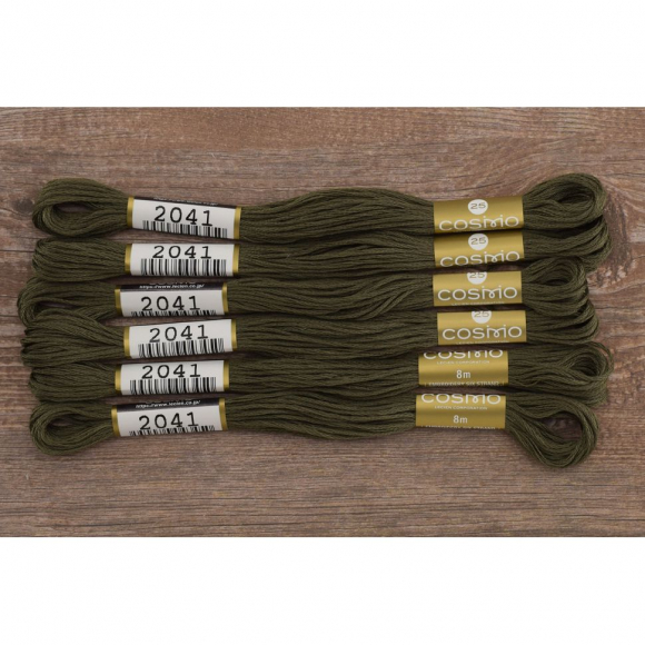 Мулине COSMO однотонный цвет 2041