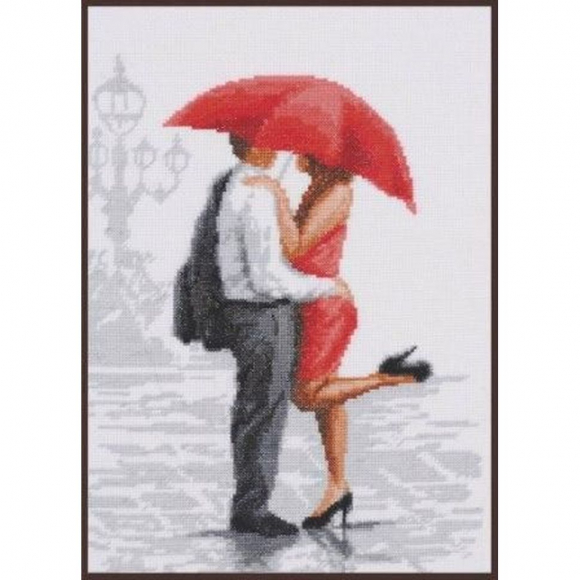 Набор для вышивания ПАЛИТРА арт.11.007 Красный зонтик 20х27 см Набор для вышивания ПАЛИТРА арт.11.007 Красный зонтик 20х27 см