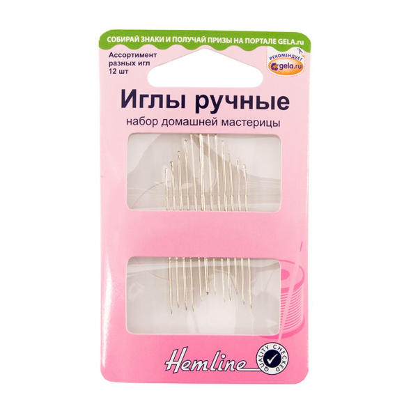 14286_Иглы ручные для домашнего хозяйства, 12 шт 14286_Иглы ручные для домашнего хозяйства, 12 шт