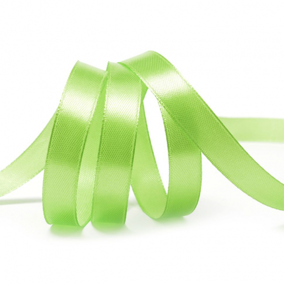 Лента атласная 12мм цв.3034 гр.салатовый IDEAL уп.27,4 м