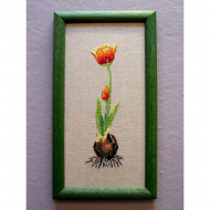 Набор для вышивания OEHLENSCHLAGER арт.33044 Тюльпан 17х35 см