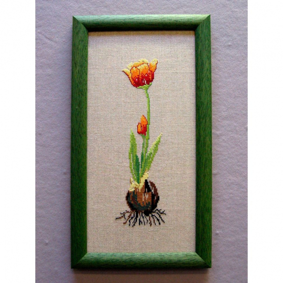 Набор для вышивания OEHLENSCHLAGER арт.33044 Тюльпан 17х35 см