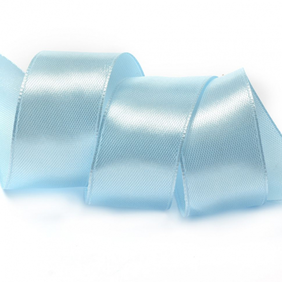 Лента атласная 25мм цв.3105 голубой IDEAL уп.27,4 м Лента атласная 25мм цв.3105 голубой IDEAL уп.27,4 м