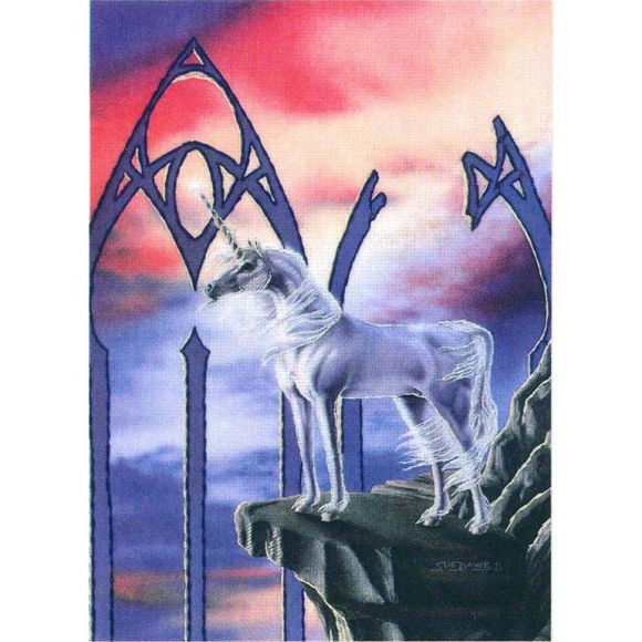 Набор для вышивания KUSTOM KRAFTS арт.NNT-077 Зов единорога 25,5х33 см