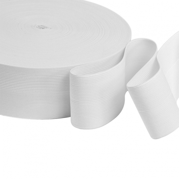 Резинка вязаная 3,9г арт.ТВ-060мм цв.белый уп.40м