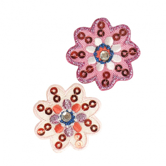 Термоаппликации HKM "Цветок с пайетками"