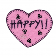 Термоаппликация HKM "Сердечко Happy!!"