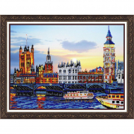 Набор для вышивания бисером ПАУТИНКА арт.Б-1486 Лондон 38х28 см