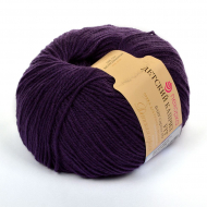 Пряжа для вязания ПЕХ Детский каприз Fit (100% акрил) 5х50г/225м цв.1057 т.ежевика