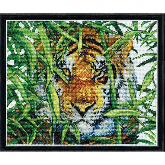 Набор для вышивания DESIGN WORKS арт.3271 Взгляд хищника 28х35,5 см