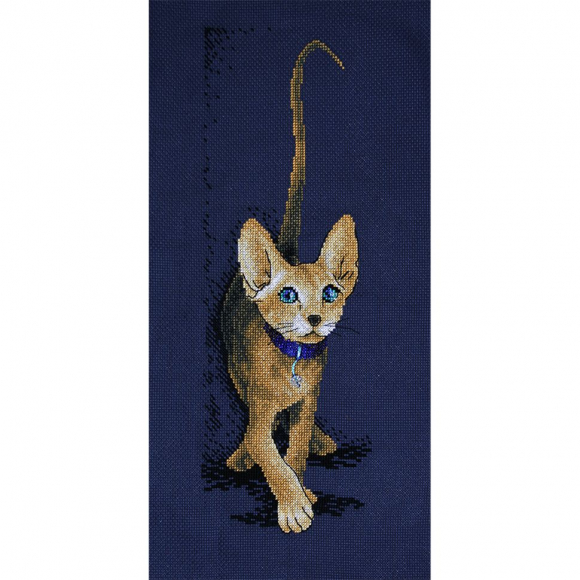 Набор для вышивания PANNA Золотая серия арт. K-0694 Золотой сфинкс 12,5х35 см