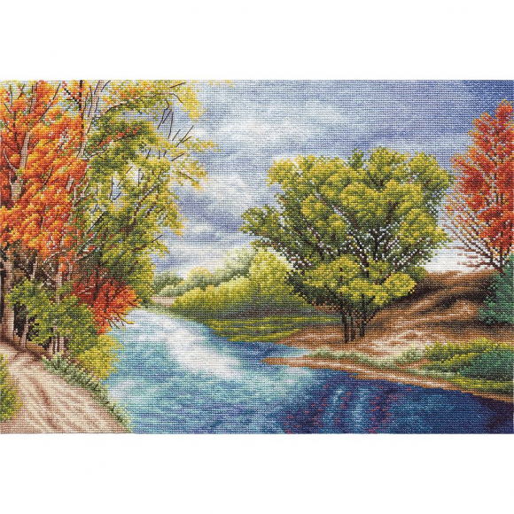Набор для вышивания PANNA арт. PS-1123 Октябрь 37,5х25 см Набор для вышивания PANNA арт. PS-1123 Октябрь 37,5х25 см