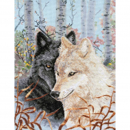 Набор для вышивания МАРЬЯ ИСКУСНИЦА арт.03.014.21 Волки 30х40 см