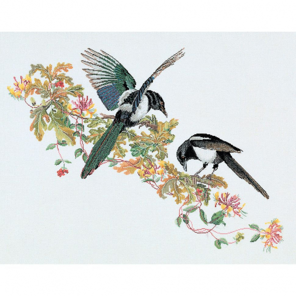 Набор для вышивания THEA GOUVERNEUR арт.1075А Сороки 70х60 см