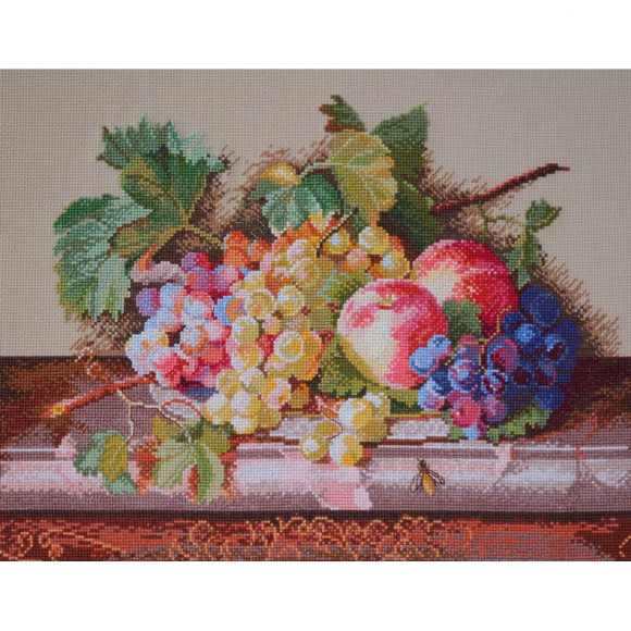 Набор для вышивания МАРЬЯ ИСКУСНИЦА арт.04.009.05 Натюрморт с персиками 30х23 см
