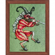136951_Набор для вышивания "Le Faune de Mac?doine" (Музыкант из оркестра - Фауна Македонии)