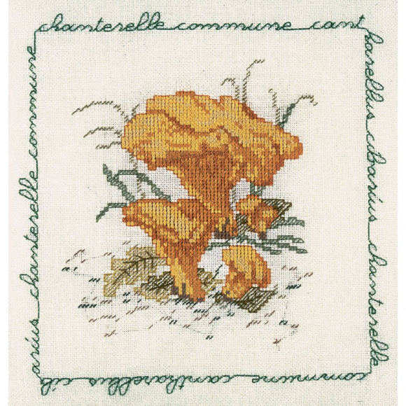 Набор для вышивания Le Bonheur des Dames арт.1684 Chanterelle Commune (Лисичка) 17х18 см