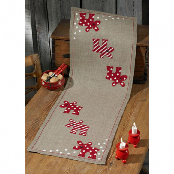 Набор для вышивания PERMIN арт.68-4256 Дорожка Лось 36х99 см