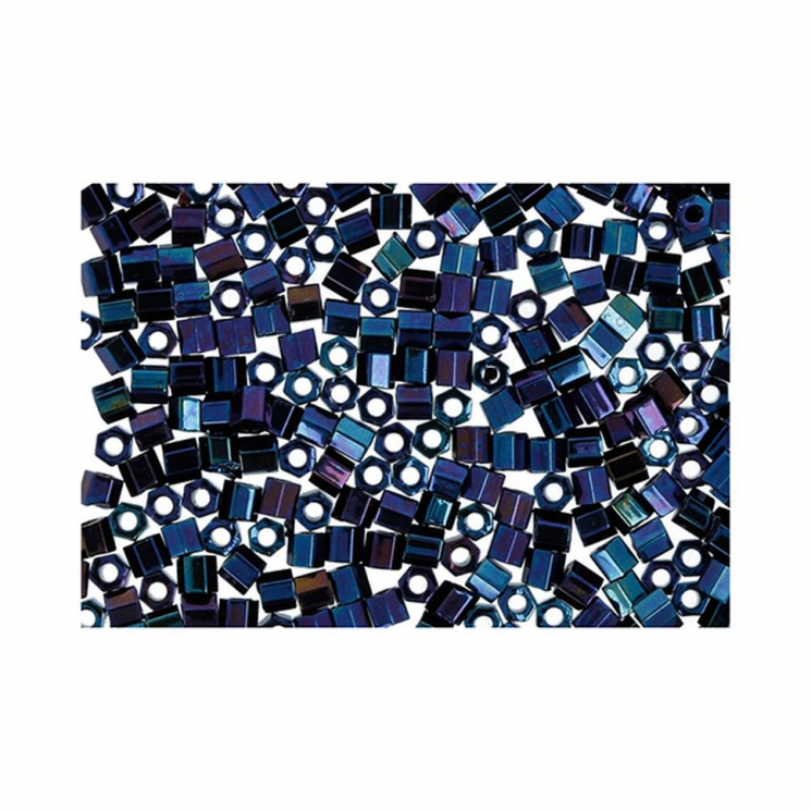 Бисер Япония "TOHO" 11/0  HEXAGON №3  2.2 мм 5 х 5 г №0082 синий