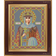 Набор для вышивания бисером GALLA COLLECTION арт.М 227 Св. Ольга 12х15 см
