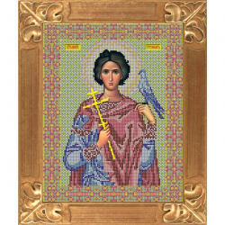 Набор для вышивания бисером GALLA COLLECTION арт.И 021 Икона Мученик Трифон 23x29 см