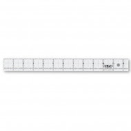 88275_Линейка для пэчворка "Frosted", градация в дюймах 1 х 12"