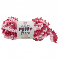 Пряжа для вязания Ализе Puffy More (100% микрополиэстер) 2х150г/11,5м цв.6274