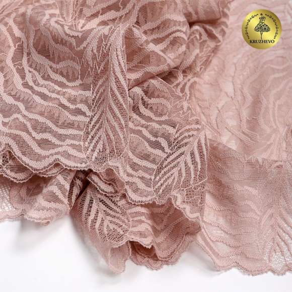 Кружево-стрейч KRUZHEVO арт.TBY.30286 шир.225мм(под заказ)