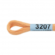 Нитки для вышивания Gamma мулине (3173-6115) 100% хлопок 24 x 8 м цв.3207 бежевый