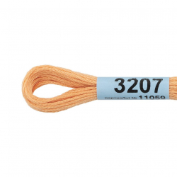 Нитки для вышивания Gamma мулине (3173-6115) 100% хлопок 24 x 8 м цв.3207 бежевый