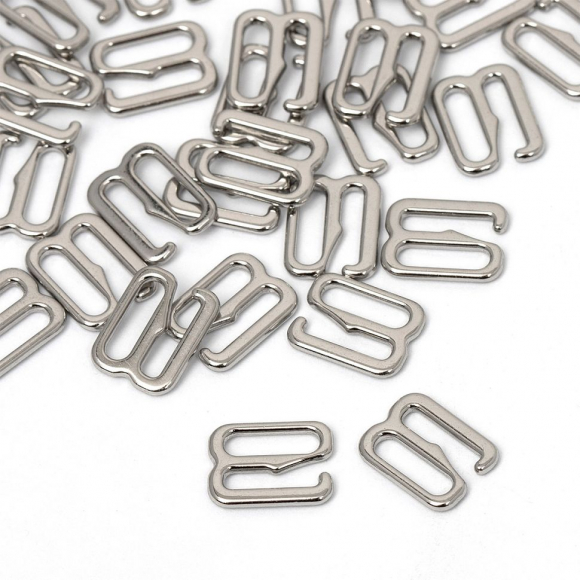 Крючок для купальника металл TBY-908.SW 08мм, цв.никель, уп.1000шт