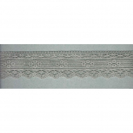 70211_Мерсеризованное хлопковое кружево, 45 мм, цвет светло-серый