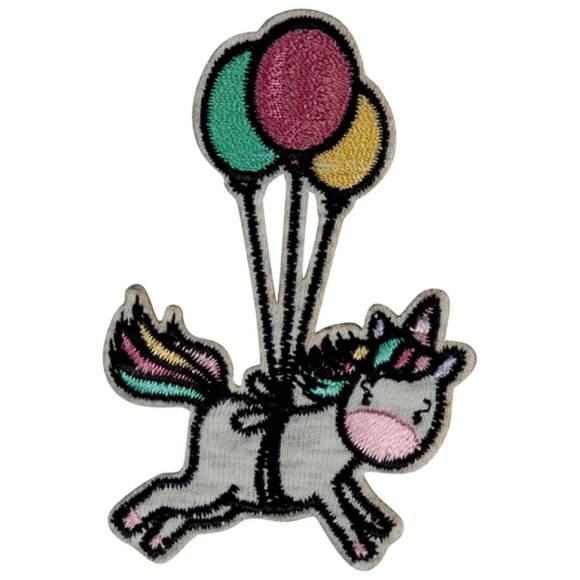 Термоаппликация "Единорог с воздушными шарами"