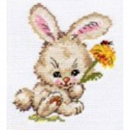 Набор для вышивания АЛИСА арт.0-58 Зайка 10х12 см