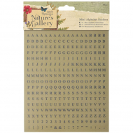 87545_Наклейки "Алфавит мини" Nature's Gallery