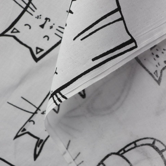 Ткань батист 73 г/м? 100% хлопок шир.145 см арт.Р.15535.02 цв.02 белый уп.25м