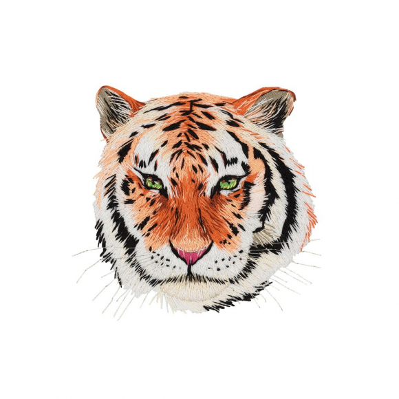 Набор для вышивания PANNA Живая картина арт. JK-2177 Тигр 9х9 см