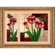 Набор для вышивания BUTTERFLY арт. 255 Тюльпаны 26х10/26х26 см Набор для вышивания BUTTERFLY арт. 255 Тюльпаны 26х10/26х26 см