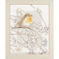 Набор для вышивания LANARTE арт.PN-0008056 Robin - Marjolein Bastin 14х19 см